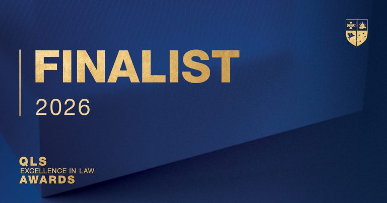 Damon Laffin Named Finalist in 2026 QLS Excellence in Law Awards